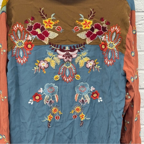 Vintage Patchwork Shirt Women's Large - Picture 4 of 11